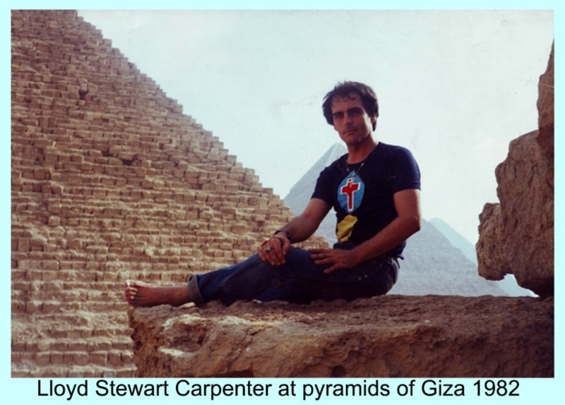 Lloyd at pyramids Giza 1982